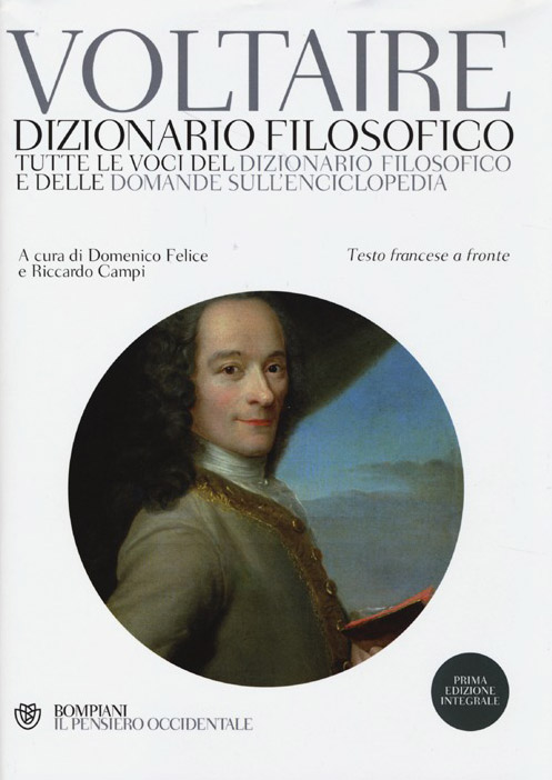 Book cover of Dizionario filosofico by Voltaire Book cover of Dizionario filosofico by Voltaire